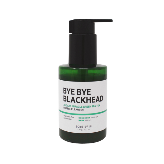 [SOME BY MI] Bye Bye Blackhead 30 Days Miracle Green Tea Tox Bubble Cleanser 120g